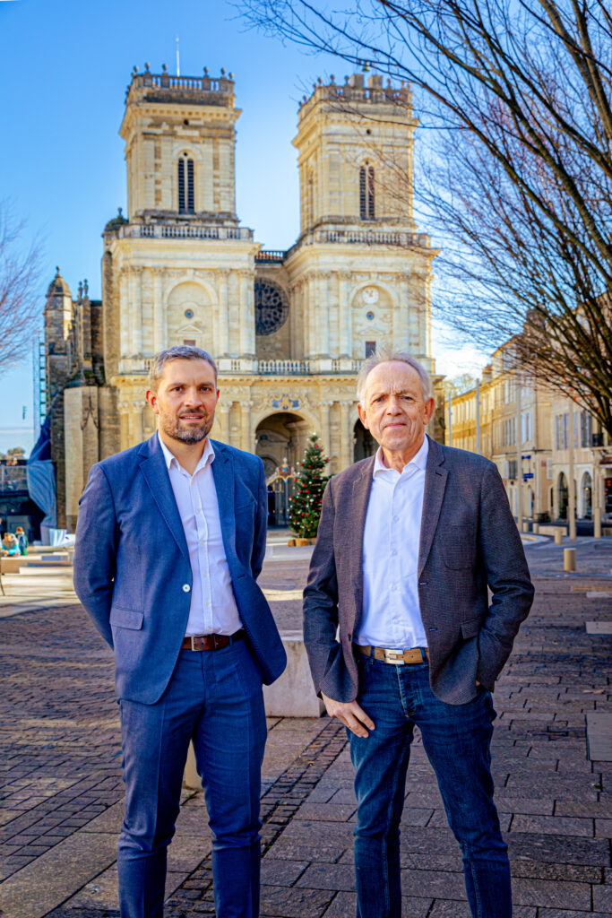 Camille Bonne et Chrisitian Laprébende Maire d'Auch, Municipales 2026