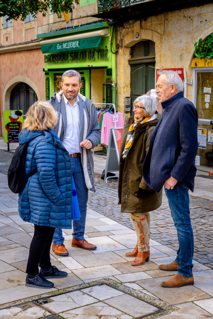 Camille Bonne et Christian Laprébende Auch Municipales 2026